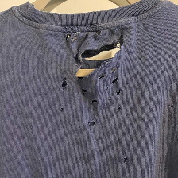 Free People Distressed Tee - Picture 5 of 6